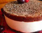 Foto del paso 6 de la receta: Cheesecake de cerezas saludable y sin horno