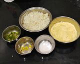 A picture of step 1 of Vegetable Manchurian Masala.