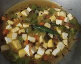 A picture of step 2 of Vegetable Paneer.