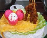 Foto langkah ke 9 dari resep 309. Lontong Sate edisi Selamatan.