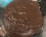 A picture of step 2 of Oreo trifle.