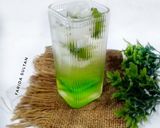Foto langkah ke 4 dari resep Es Mojito Sirup Melon.