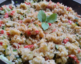 Foto del paso 4 de la receta: Arroz 🍱de coliflor🥦 con calabacin, pimiento rojo y mostaza🍛🍚🌶️