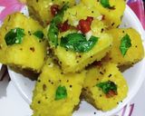 बेसन और सूजी का ढोकला (besan aur suji ka dhokla recipe in Hindi) रेसिपी चरण 5 फोटो