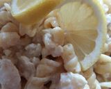 Tejszínes, fokhagymás, halas tészta recept fázis 2 fotója