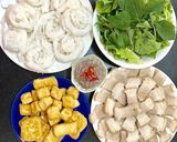 Hình bước làm 5 của món Bún Đậu Mắm Tôm