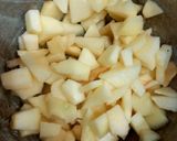 A picture of step 1 of Snacks time, Tangy apple 🍏 🍏.
