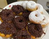 Foto langkah ke 7 dari resep Donat Tanpa Kentang Lembut Homemade.
