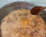 A picture of step 4 of Manchow soup(Indo-chinese).