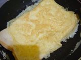 Roti bakar +telur+mozarella