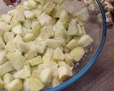 A picture of step 1 of Apple Pie with Caramelized Apple Filling and Crispy Crumb Topping.