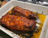 Une image de l'étape 7 de Côtes levées sauce barbecue.