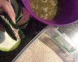 Foto del paso 3 de la receta: Milanesas de zapallito verde rellenas de jamón y queso