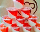 Foto langkah ke 3 dari resep Puding Merah Putih.