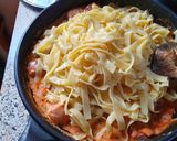 Foto langkah ke 6 dari resep 25.Tagliatelle al Salmone (Pasta ikan Salmon).
