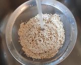 Foto del passaggio 1 della ricetta Insalata colorata di frutti e noci con mini burger di quinoa spinaci e ricotta