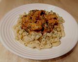 Csirkés gombapaprikás házi lecsóval recept fázis 7 fotója