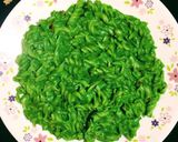 A picture of step 7 of Pasta in green sauce.