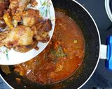 A picture of step 6 of Chicken kadhai.