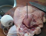 Foto del paso 5 de la receta: Asado a la parrilla de pollo deshuesado relleno sin TAC al plomo