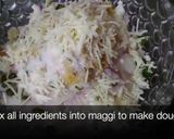A picture of step 2 of Maggi tikka.