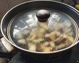 A picture of step 3 of Sweet potato sabji.