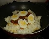 A picture of step 6 of Egg biryani.