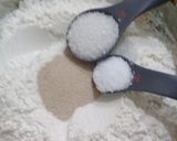 A picture of step 1 of Pizza Dough without egg.