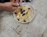 A picture of step 1 of Shahi fruit chaat.