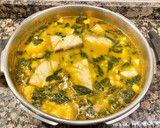 Foto del paso 7 de la receta: Bacalao desalado con espinacas y garbanzos
