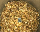 A picture of step 1 of Hadson meva Ladoo.