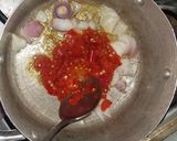 A picture of step 8 of Yam and egg with cabbage source.
