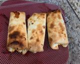 A picture of step 5 of Air Fryer Chicken Chimichangas.