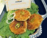 A picture of step 5 of Daal chawal and harai bharai kabab.