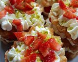 Easy Erdbeer Sahne Snack Rezeptschritt 3 Foto