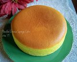 Foto langkah ke 9 dari resep Pandan Cheese Sponge Cake.