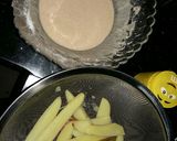 A picture of step 2 of Chatpatay crispy potato wedges.