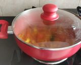 A picture of step 3 of Shahi Paneer.