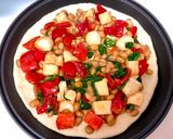 A picture of step 9 of Healthy & Tasty Natto Pizza.