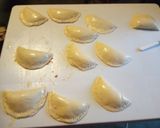 A picture of step 6 of Cheesy pilchard and potato pie.