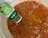 便當內含番茄義大利肉醬、三色蛋的食譜步驟6照片