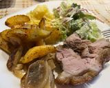 Bőrös malacsült recept fázis 3 fotója