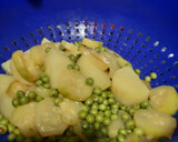 Foto del paso 3 de la receta: Cena saludable de crema de calabacín y guisantes con gambas