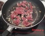 Hình bước làm 6 của món Đậu cô - ve xào thịt nạc