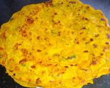 A picture of step 2 of Chikapea flour pancake.
