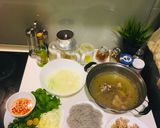 Hình bước làm 3 của món Miến gà xé phay