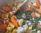 A picture of step 1 of Vegetable Tagine with Dried Fruits.