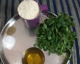 A picture of step 1 of Crispy Methi paratha.
