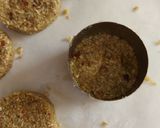 Foto del passaggio 2 della ricetta Biscotti matcha pistacchio e cocco no bake