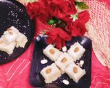 A picture of step 15 of Coconut burfi (nariyal burfi)😋.